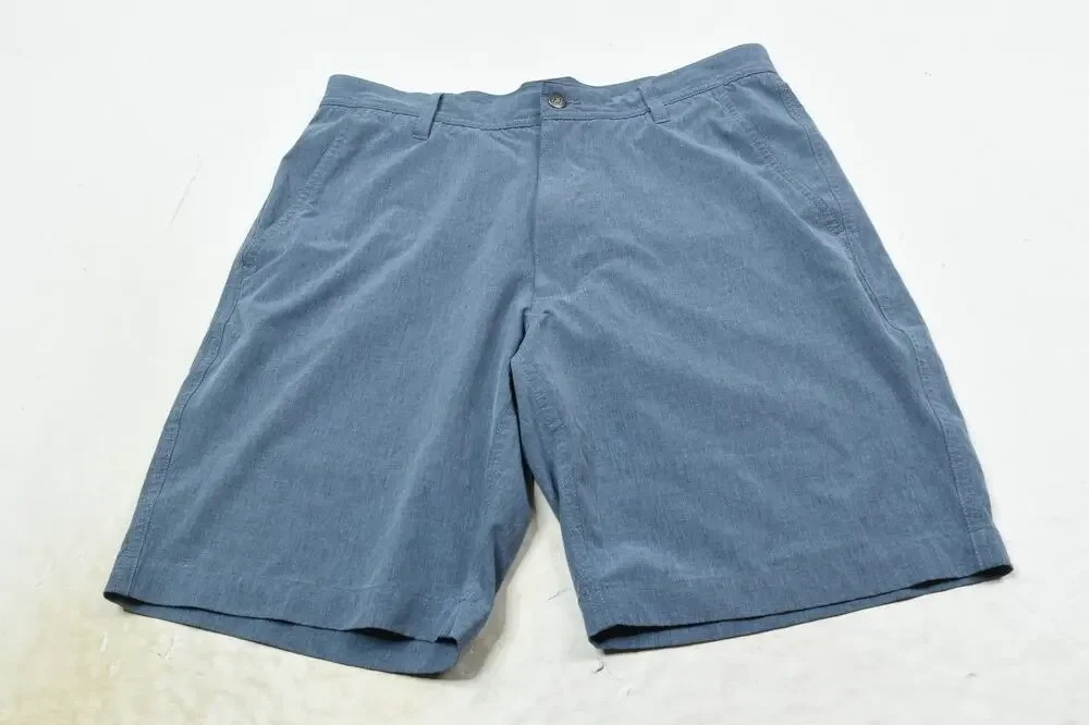 FootJoy Golf Shorts Mens 32 Steel Blue Lightweight Stretch 9